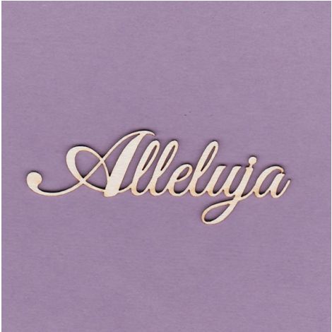 Tekturka Crafty Moly Napis G3 - Alleluja, 2szt